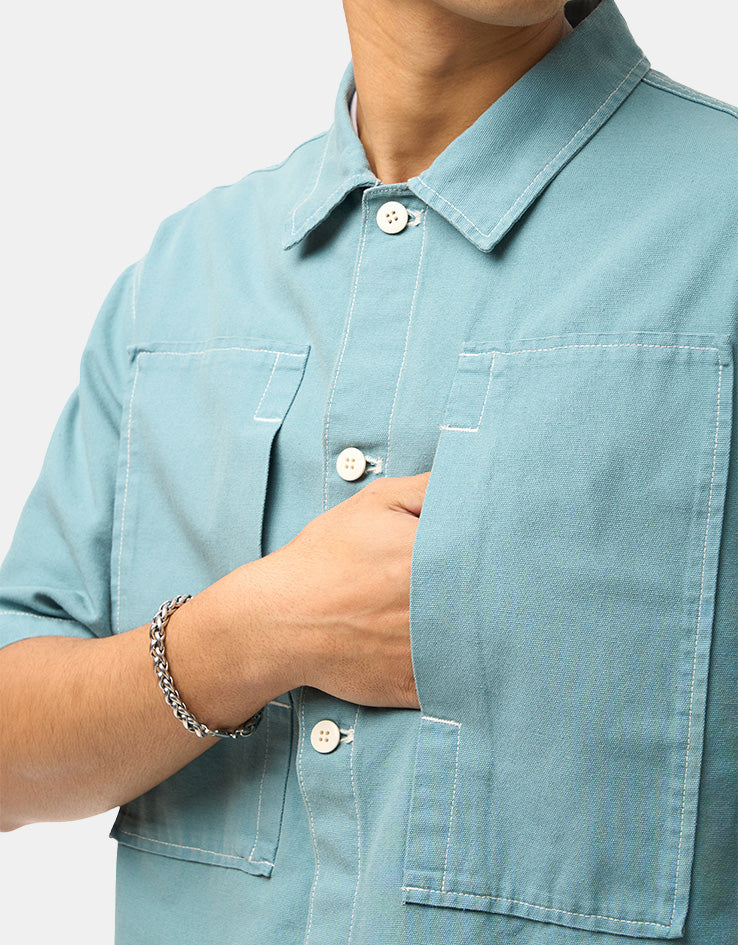Stan Ray Painter S/S Shirt - Brittany Blue Canvas