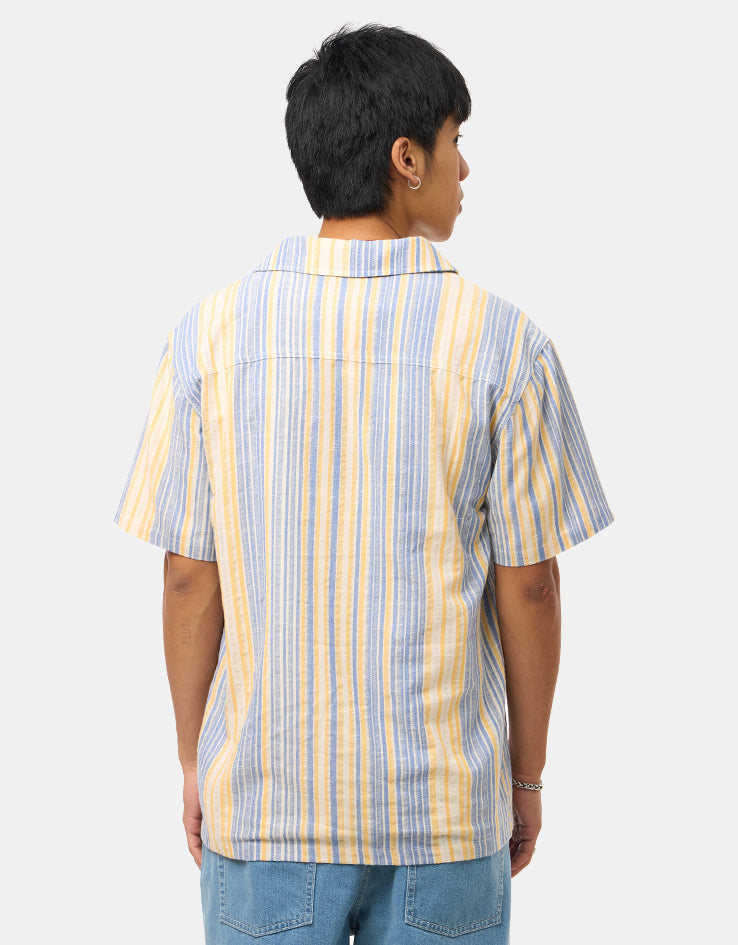 Stan Ray Tour S/S Shirt - Blue/Yellow Stripe