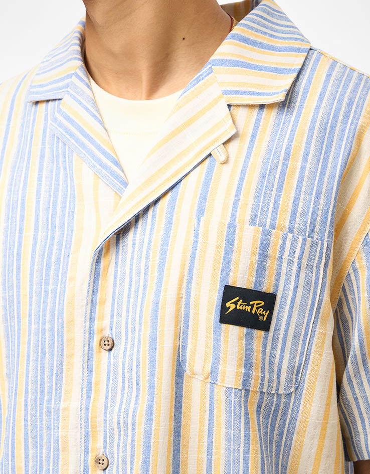 Stan Ray Tour S/S Shirt - Blue/Yellow Stripe