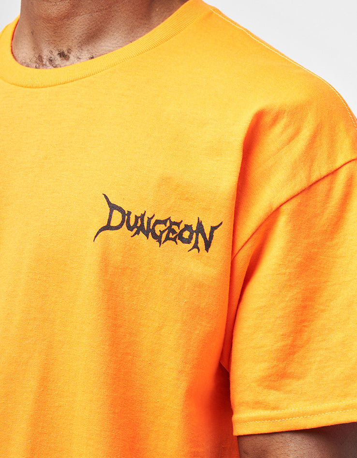 Dungeon Portcullis T-Shirt - Orange