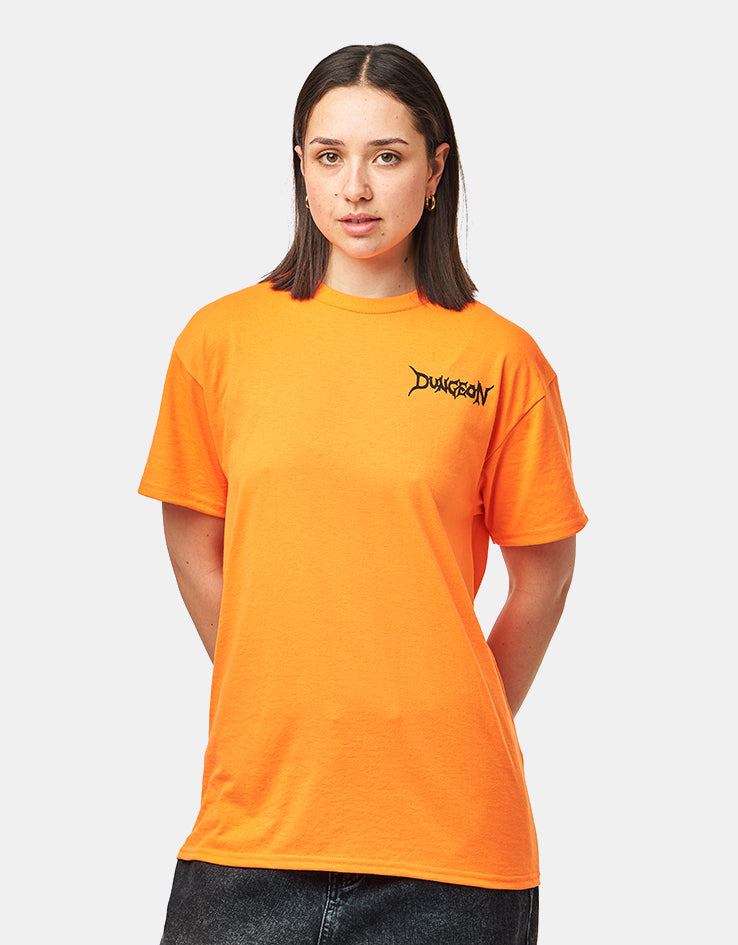 Dungeon Portcullis T-Shirt - Orange