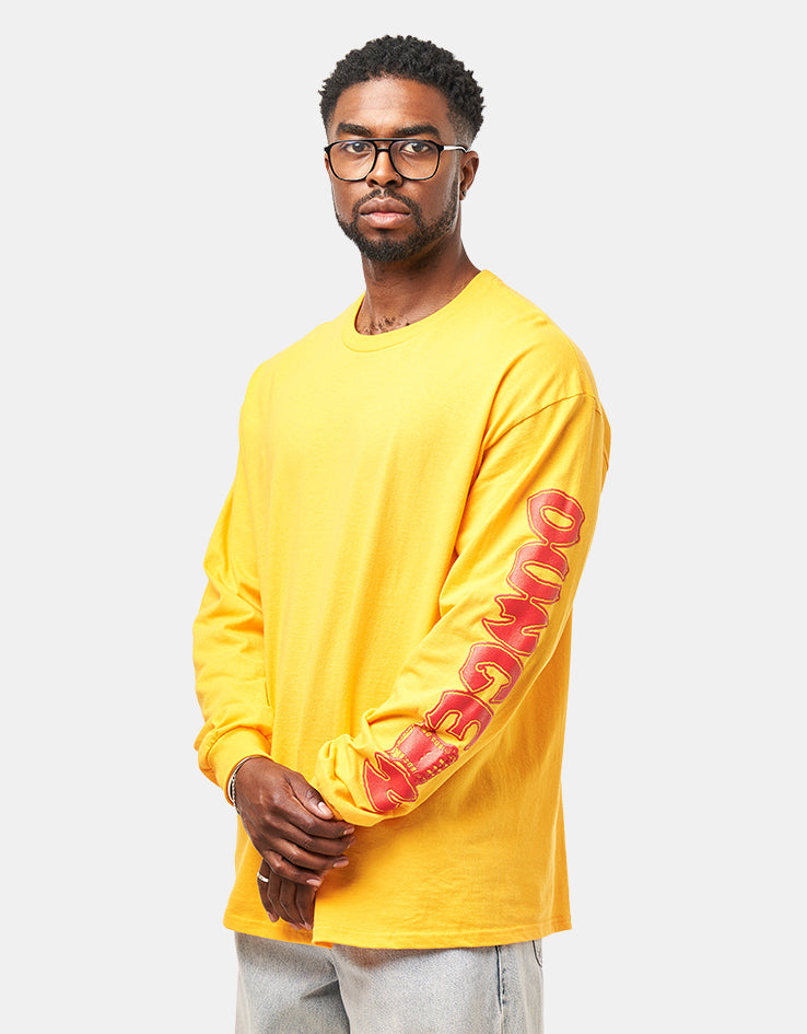 Dungeon Portcullis L/S T-Shirt - Yellow