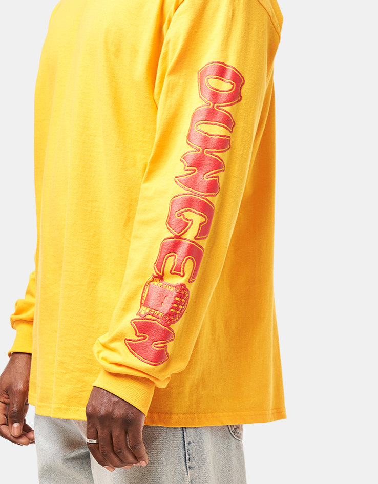 Dungeon Portcullis L/S T-Shirt - Yellow