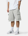 ICHPIG Fleece Cargo Shorts - Grey Marle