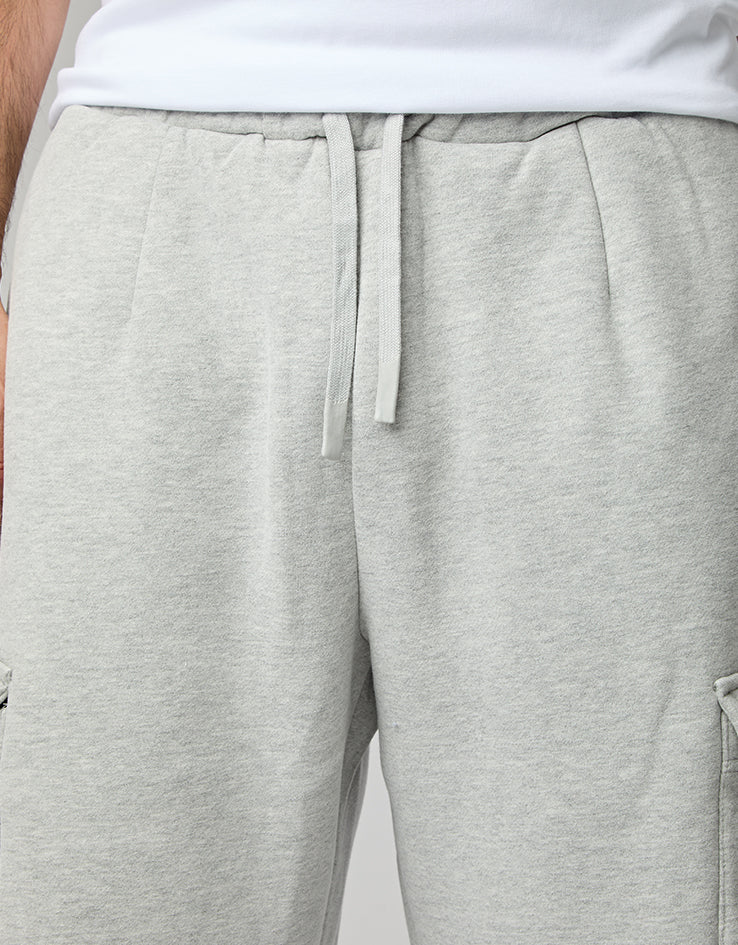 ICHPIG Fleece Cargo Shorts - Grey Marle