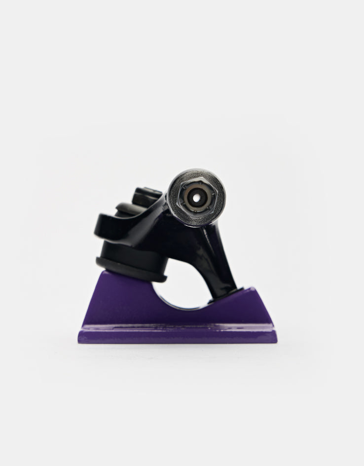 Slappy Bam Margera ST1 Hollow Skateboard Trucks - Black/Purple (Pair)