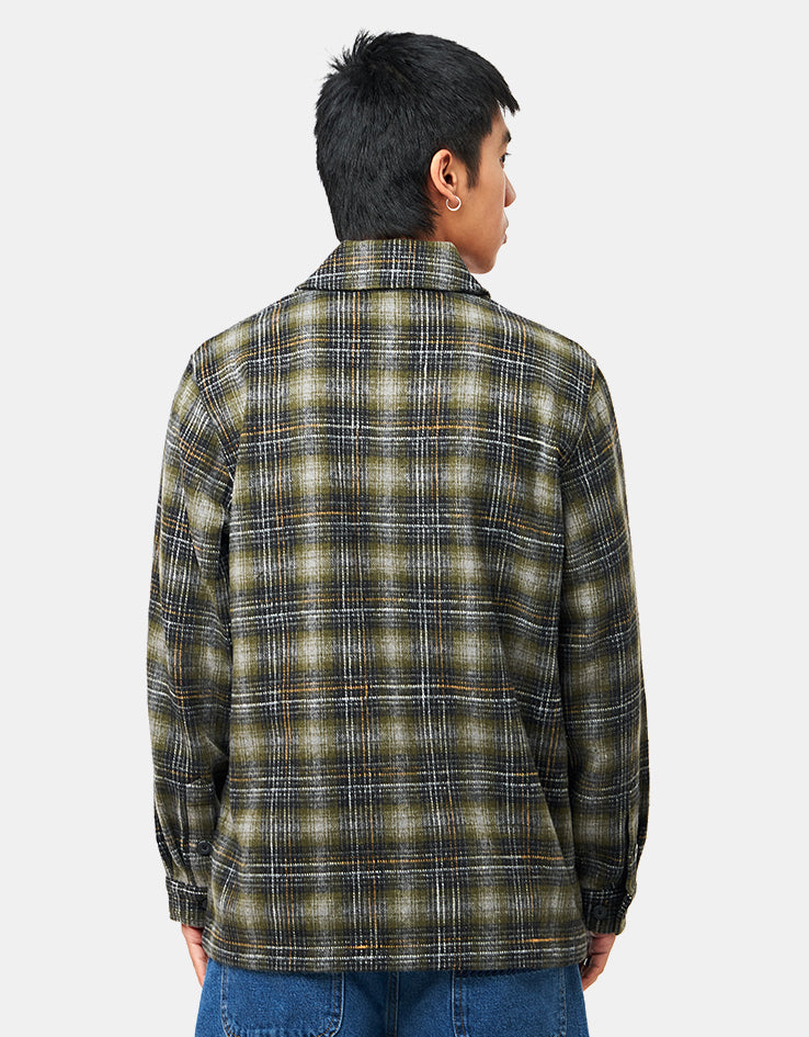 Santa Cruz Lodge L/S Shirt - Olive Check