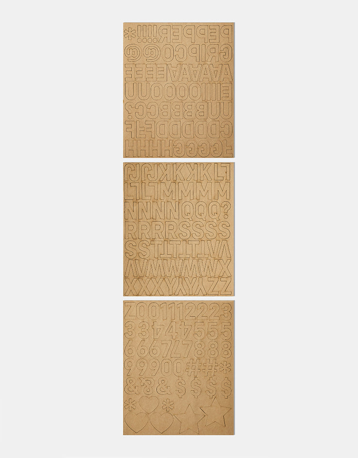 Pepper Alphanumeric Custom Grip Tape Pack