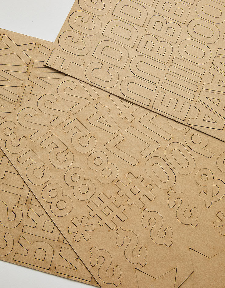 Pepper Alphanumeric Custom Grip Tape Pack