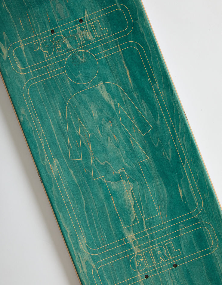 Girl Malto 93 Til Khaki to Shacky G089 Skateboard Deck - 8.25"