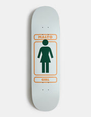 Girl Malto 93 Til Khaki to Shacky 'TWIN TIP' G096 Skateboard Deck - 8.5"