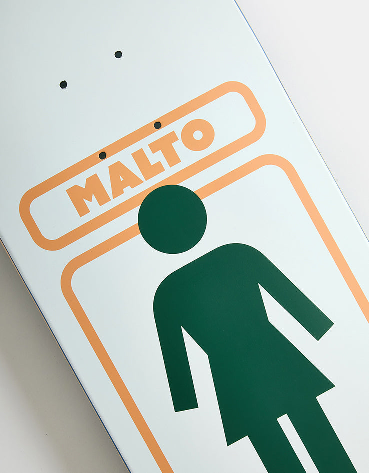 Girl Malto 93 Til Khaki to Shacky 'TWIN TIP' G096 Skateboard Deck - 8.5"