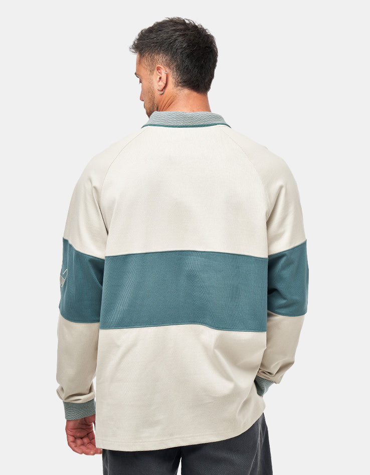 adidas Shmooh Heavyweight Rugby L/S Shirt - Alumina/Preloved Violet Mel