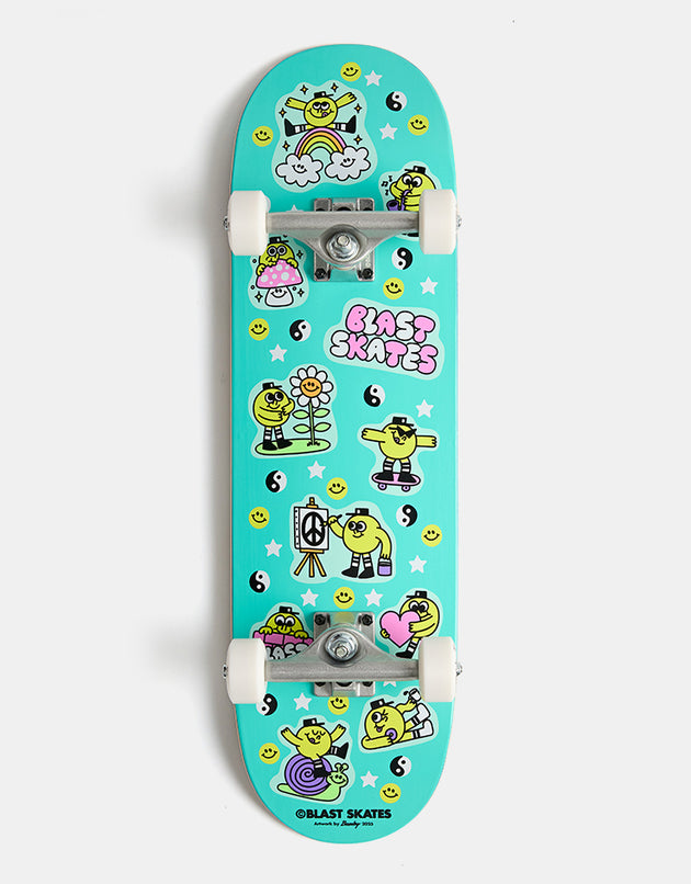 Blast Skates Gr8 Times Mini Pops Complete Skateboard - 8"