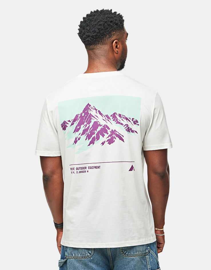 Route One Outdoor Equipment Organic T-Shirt - Off-White
