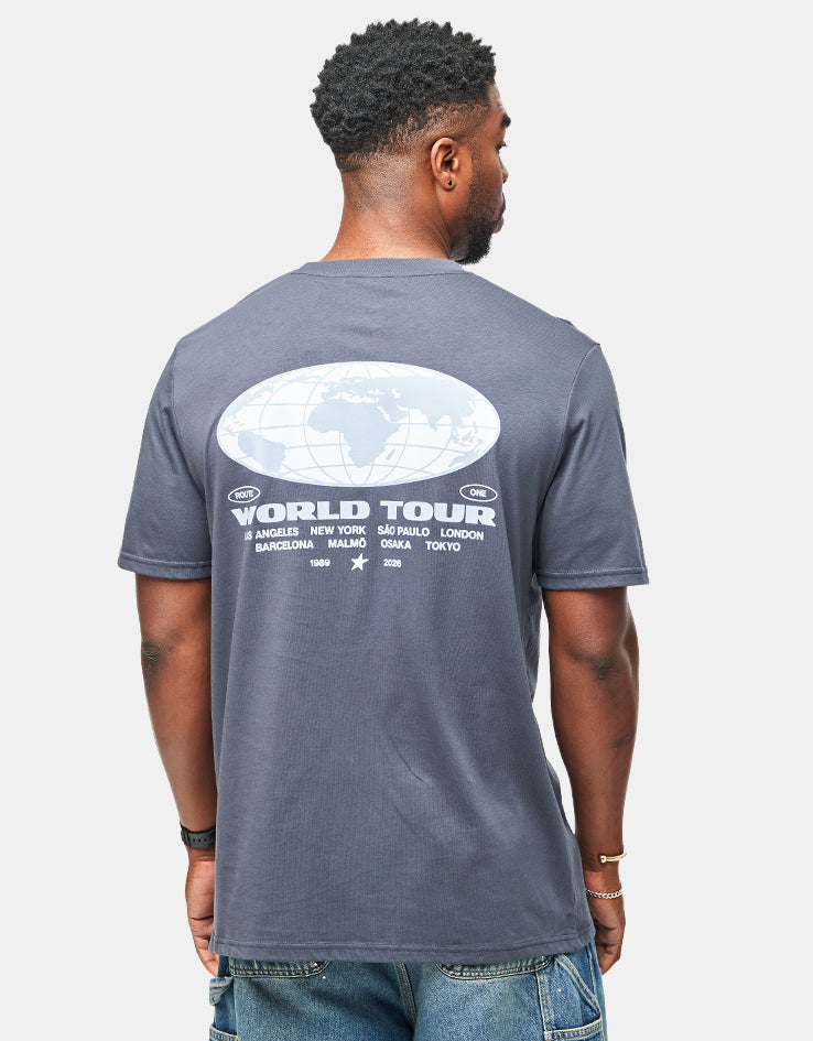 Route One World Tour Organic T-Shirt - India Ink