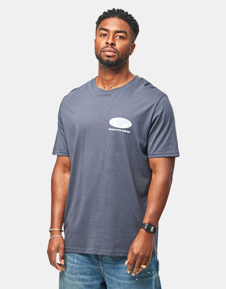 Route One World Tour Organic T-Shirt - India Ink