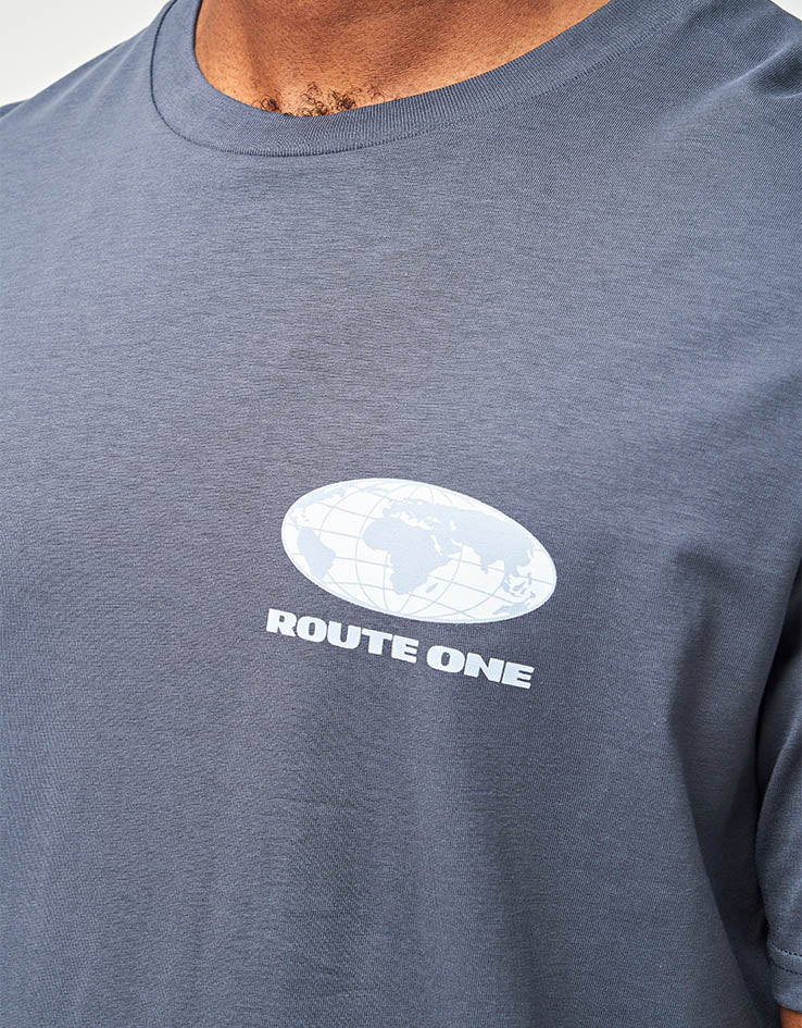 Route One World Tour Organic T-Shirt - India Ink