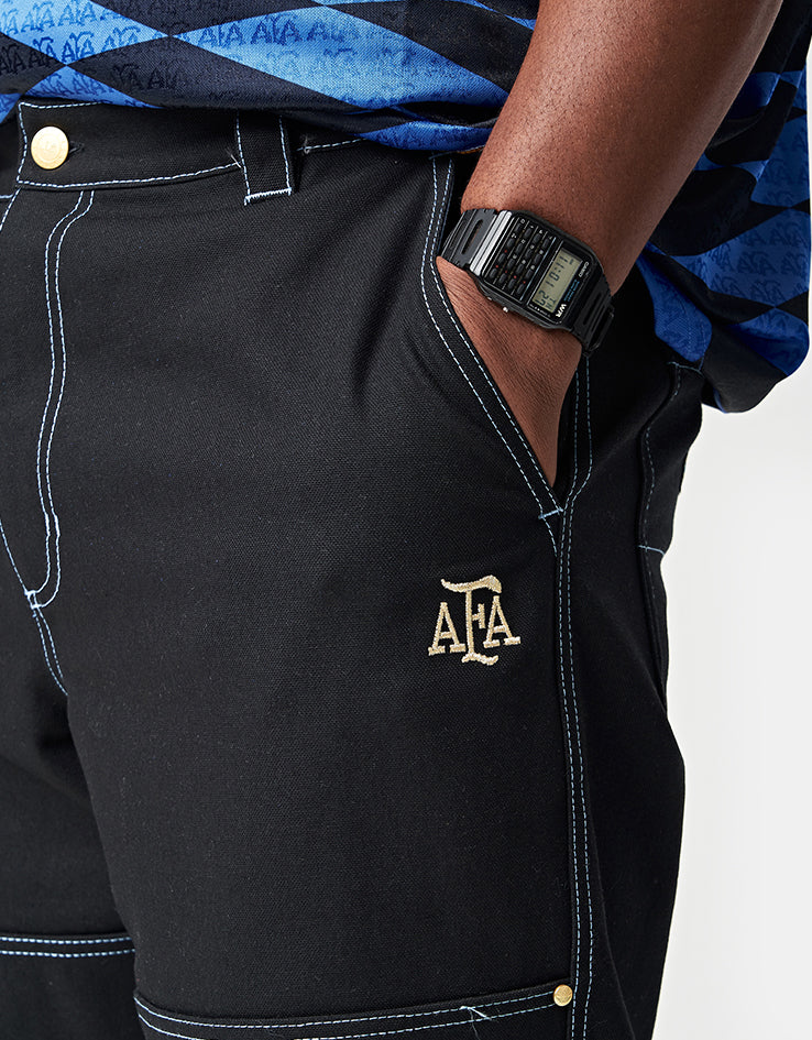 adidas x Thrasher x AFA Double Knee Pant - Black