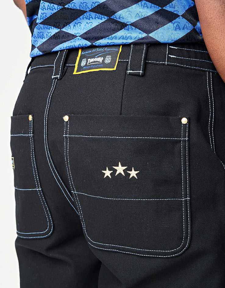 adidas x Thrasher x AFA Double Knee Pant - Black