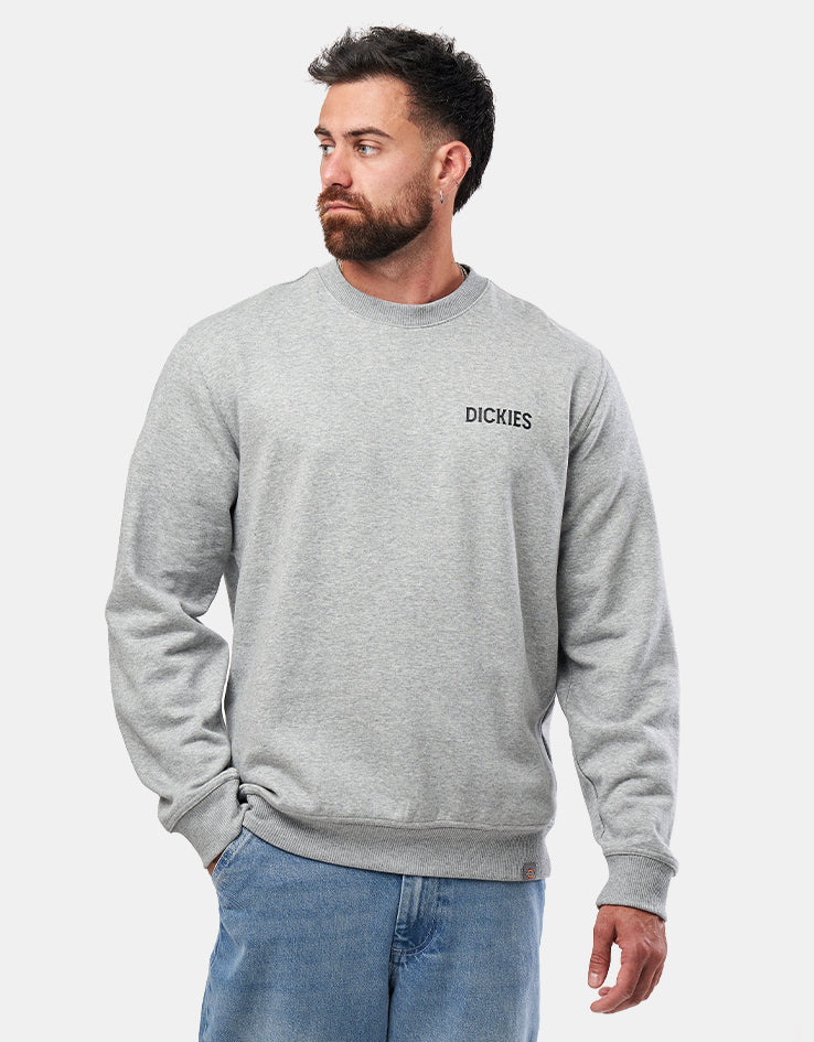 Dickies Beach Sweatshirt - Heather Grey