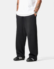Route One Wide Leg Sweatpant - Black