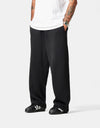 Route One Wide Leg Sweatpant - Black