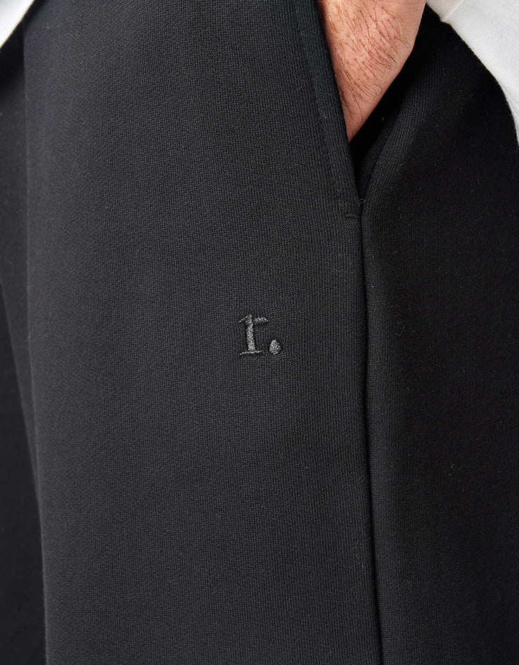 Route One Wide Leg Sweatpant - Black
