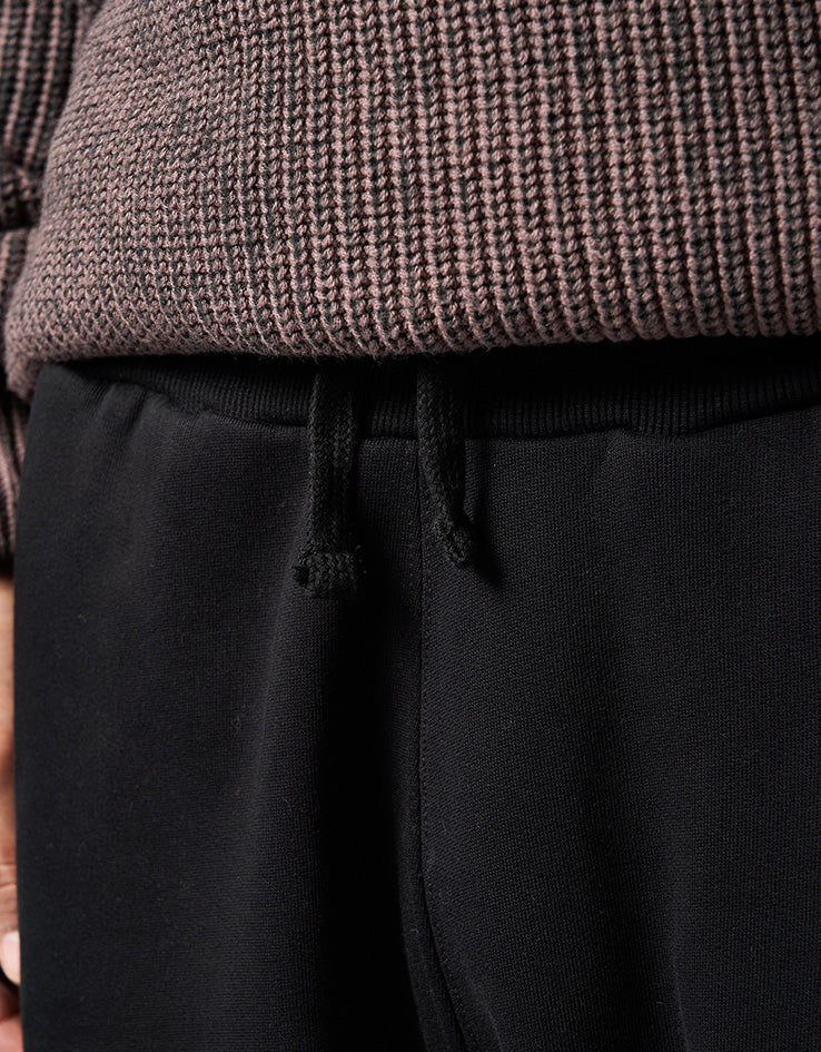 Route One Wide Leg Sweatpant - Black