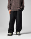 Route One Wide Leg Sweatpant - Black