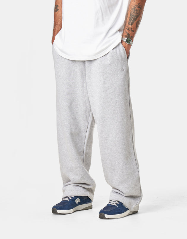 Route One Wide Leg Sweatpant - Heather Grey