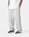 Route One Wide Leg Sweatpant - Heather Grey