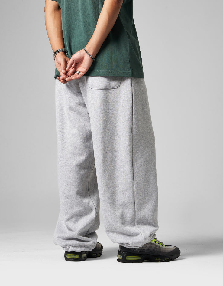 Route One Wide Leg Sweatpant - Heather Grey
