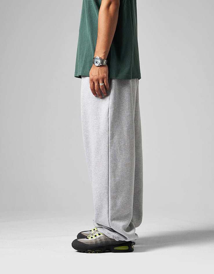 Route One Wide Leg Sweatpant - Heather Grey