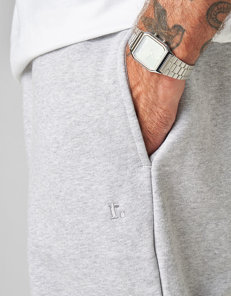 Route One Wide Leg Sweatpant - Heather Grey