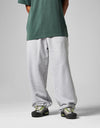 Route One Wide Leg Sweatpant - Heather Grey