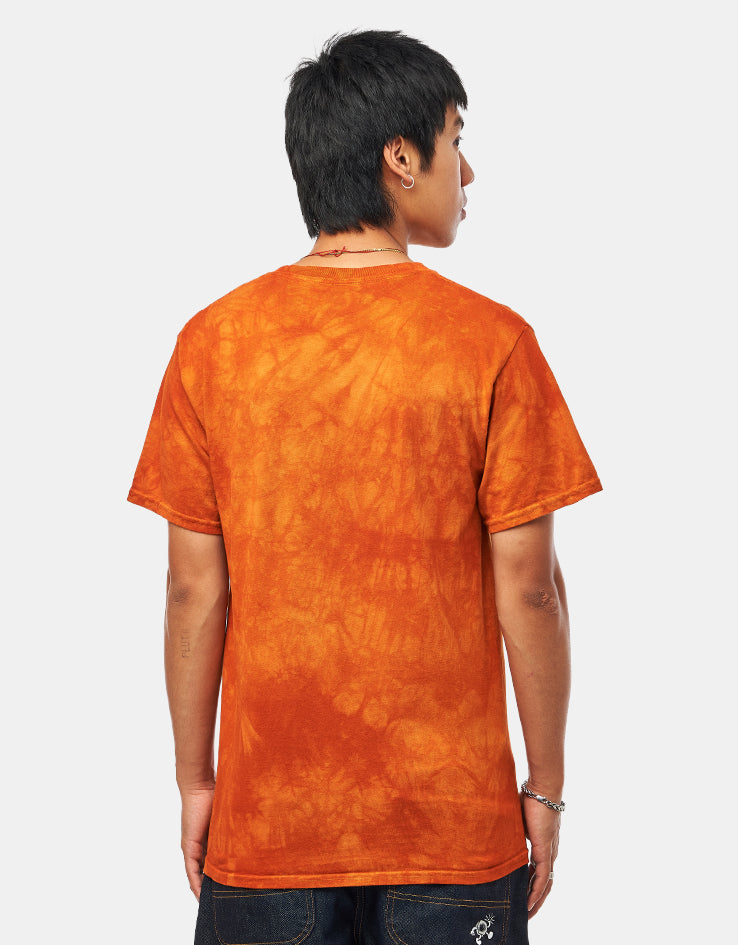 Thrasher Hand-Dyed Tiger T-Shirt - Orange