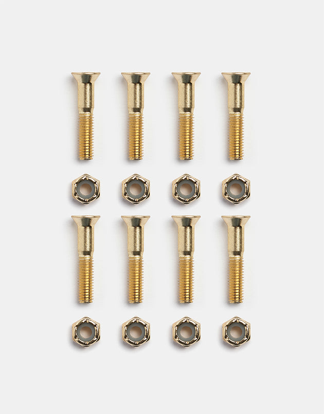 Pig Anodized Gold 1" Phillips Bolts