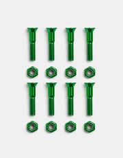 Pig Anodized Green 1" Phillips Bolts