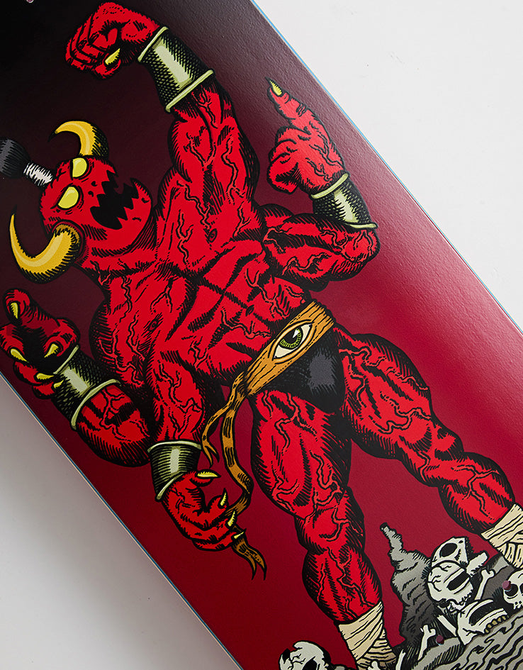 Toy Machine Leabres Death Fight Skateboard Deck - 8.25"