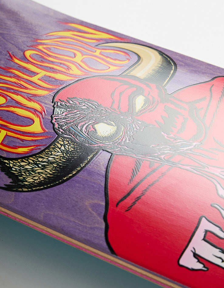 Toy Machine Hoban Face Melt Skateboard Deck - 8.25"