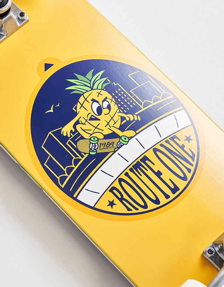 Route One Fruit One Pineapple Complete Skateboard - 8"
