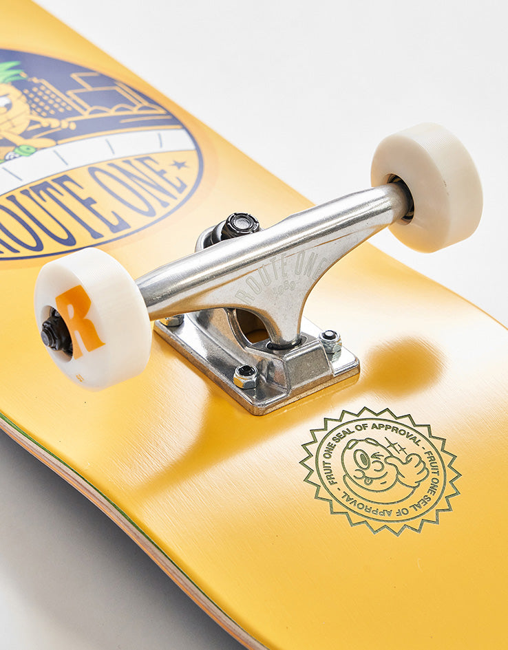 Route One Fruit One Pineapple Complete Skateboard - 8"