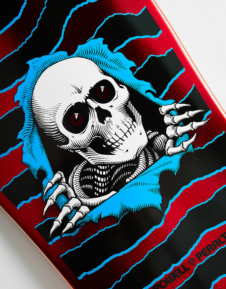 Powell Peralta Ripper Geegah Red Foil Skateboard Deck - 9.75"