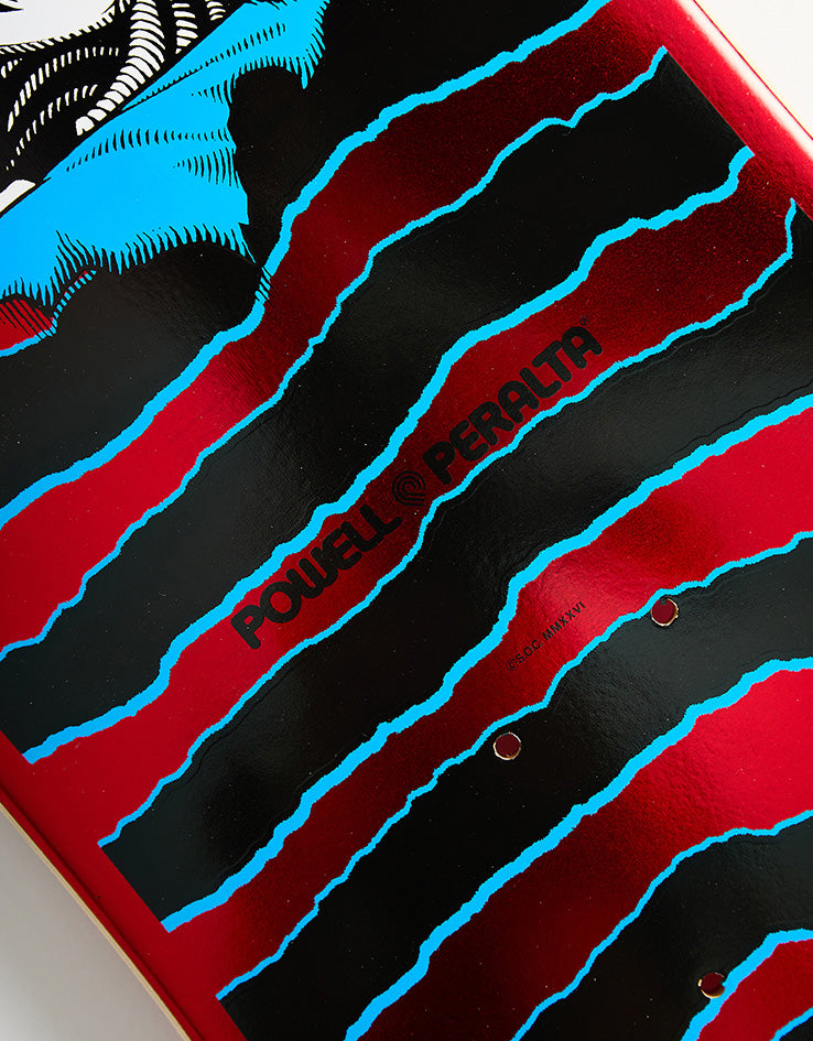 Powell Peralta Ripper Geegah Red Foil Skateboard Deck - 9.75"