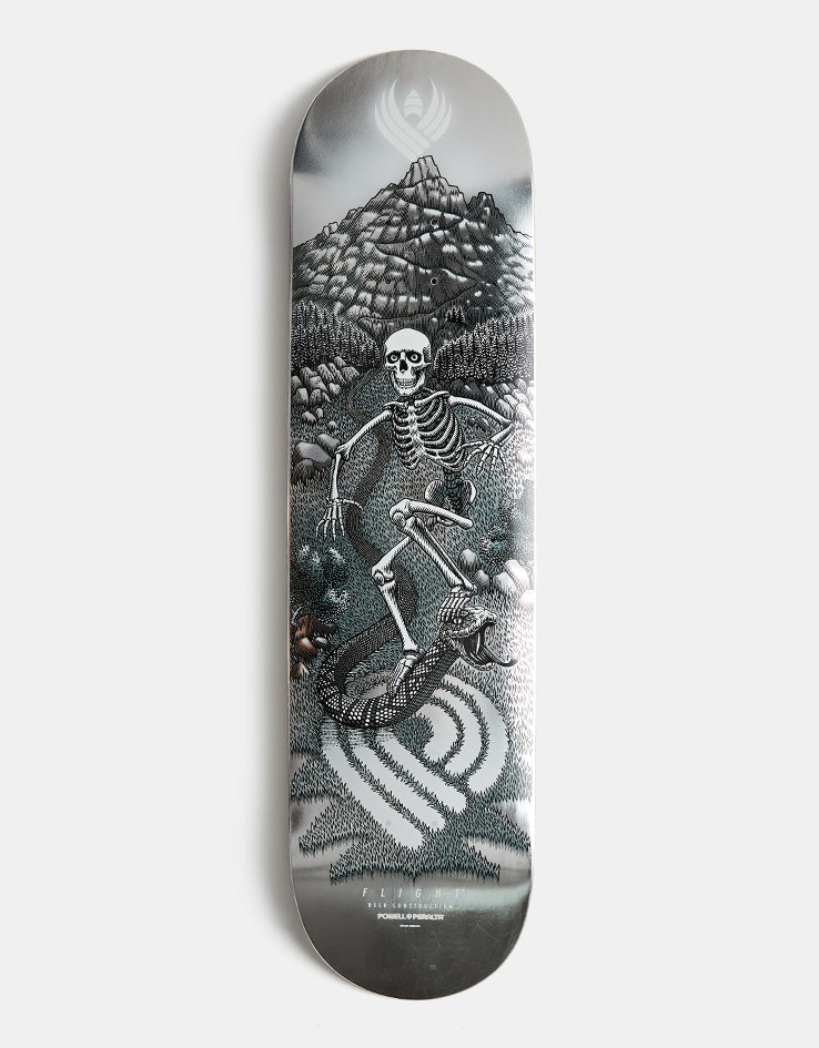 Powell Peralta JM Duran Sidewinder FLIGHT Silver Foil Skateboard Deck - 8.88"