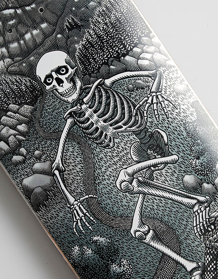 Powell Peralta JM Duran Sidewinder FLIGHT Silver Foil Skateboard Deck - 8.88"