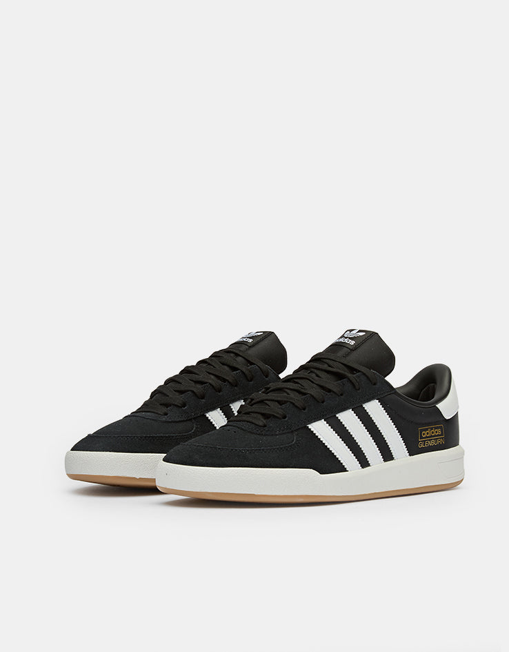 adidas Glenburn Skate Shoes - Core Black/White/Gum