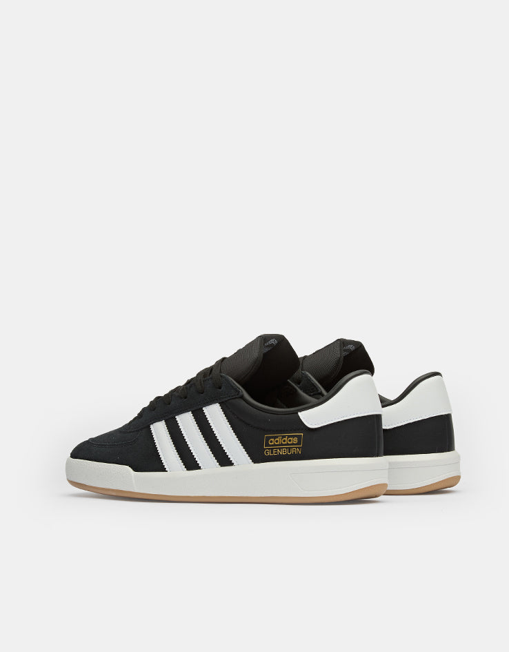 adidas Glenburn Skate Shoes - Core Black/White/Gum