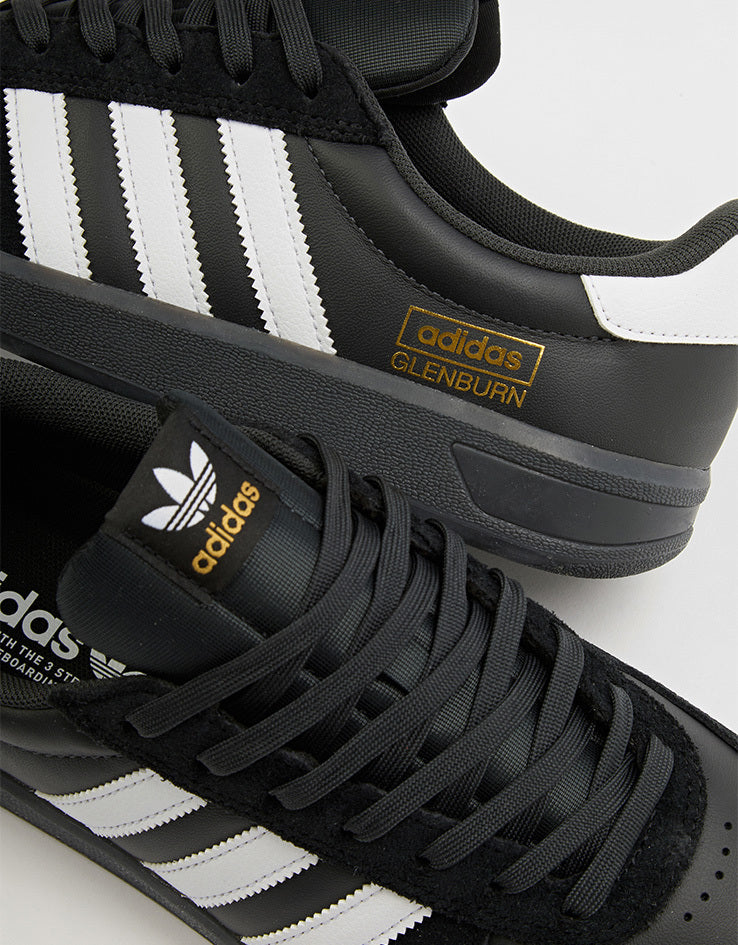 adidas Glenburn Skate Shoes - Core Black/White/Carbon